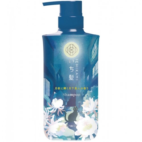 KANEBO嘉娜宝 KRACIE肌美精 ICHIKAMI 修护顺滑月见草洗发水护发素套装 480ml+480g 月下美人香